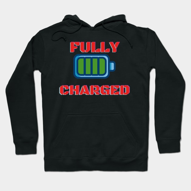 Fully Charged Hoodie by Gileart